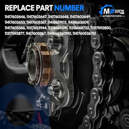 Timing Chain Kit with Oil Pump Drive Chain for 2012-2017 BMW 228i, 320i, 328i, 428i, 528i, X1, X3, X4, X5, Z4, N20 N26 2.0L 3.0L Engines – Replaces 11417602649, 11417602653, 11417605367 - color: BMW 2.0L 3.0L Timing Chain Kit