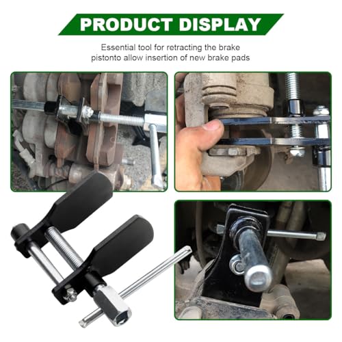 Brake Caliper Compression Tool, Disc Brake Pad Installation Spreader, Heavy Caliper Piston Spreader Tool, Universal Disassembly Tool for Brake Piston, Fits Most Car SUV Truck