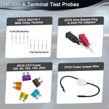 J-35616 TP-300-A Terminal Test Probes Lead Kits | Compatible with GM Vehicles Alternative to EL-35616-300-A, 35616 (34PCS)