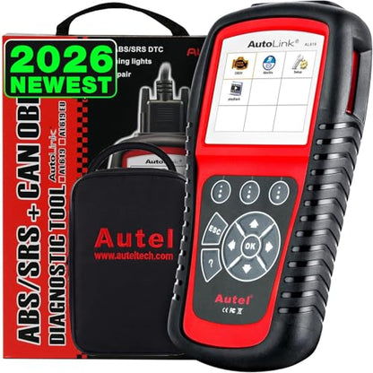 Autel AutoLink AL619 OBD2 Scanner, 2026 ABS SRS Warning Light Diagnostic Scan Tool, Up of AL519 ML519 ML619, 10 OBDII Test Modes, DTCs Lookup, Live Data, Turn Off Check Engine Light OBDII Code Reader