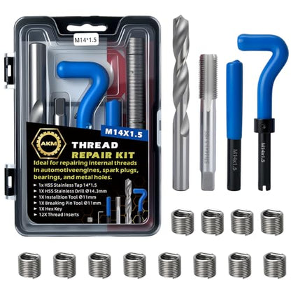AKM 17PCS M14*1.5 Metric Thread Repair Kit