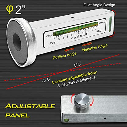 KATUR Universal Gauge Tool for Car/Truck Magnetic Camber Castor Strut Wheel Alignment Tool for Car(Pack of 1)