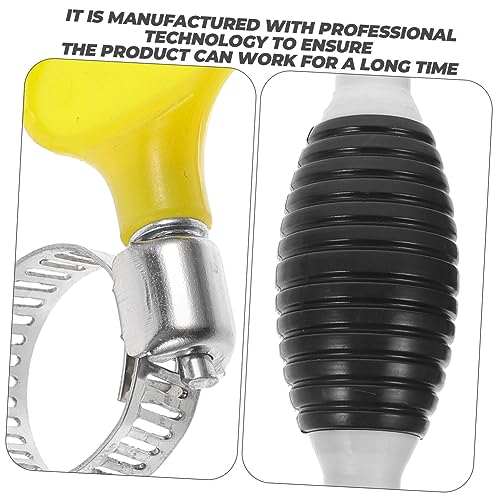 1set Manual Siphon Pump Flexible Hose for Quick Liquid Transfer from Fish Tank Oil and Water No Mouth Siphoning Needed