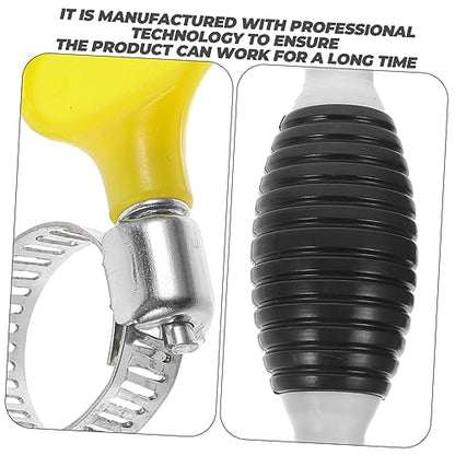 1set Manual Siphon Pump Flexible Hose for Quick Liquid Transfer from Fish Tank Oil and Water No Mouth Siphoning Needed