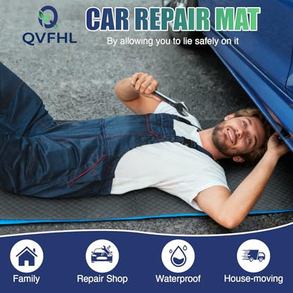 Rolling Creeper Mat Car Repair | Foldable, Storage Bag