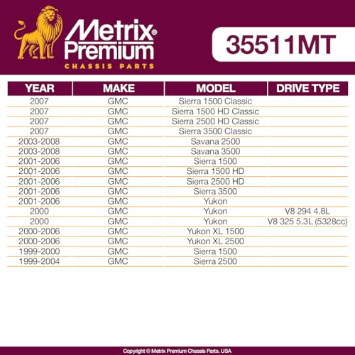 Metrix Premium Chassis Parts - Pitman Arm Fits 02-06 Cadillac Escalade, 03-08 Chevrolet Express 2500, Express 3500, 00-06 GMC Yukon, 00-06 Yukon XL 1500, Yukon XL 2500, K6536, Made in Europe