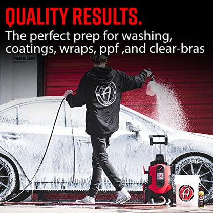 Adam's Polishes Strip Car Wash Soap (16 oz) - Sealant & Wax Remover Shampoo Salt Remover, Presoak, & Acidic Wash | Thick Suds For Use Cleaning Kit, Foam Cannon, Foam Gun, Sponge, Mitt, Chamois - size: 16 Fl Oz (Pack of 1)