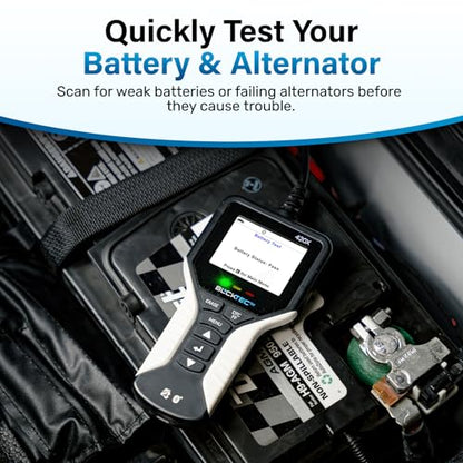 BLCKTEC 420X OBD2 Scanner Diagnostic Tool, Read and Clear Check Engine Light, Car Code Reader for All OBDII Cars 1996 and Newer, Comes with Bluetooth Topnotch App On iOS & Android - size: Screen Size 2.4"
