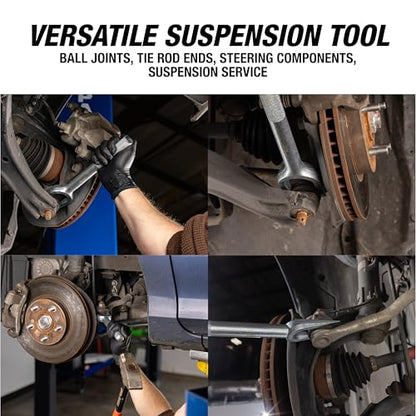 OEMTOOLS 25202 Ball Joint Separator, 15/16 Inch Pickle Fork Tool, Heavy Duty Steel Tie Rod Removal Tool, Ball Joint Removal Tool, And Joint Splitter - size: 15/16 In.