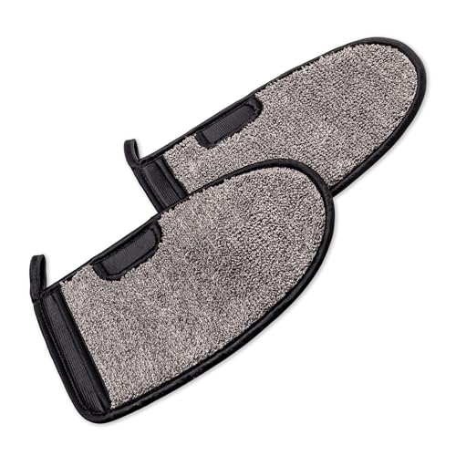 Griot's Garage Microfiber Wheel Wash Mitts, Scratch-Free Cleaning for All Wheel Surfaces, 11820, Set of 2