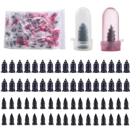 70PCS Tire Plug Kit, Heavy Duty Screw in Tire Plugs for Tubeless Tire Repair, Rubber Nails Flat Tire Puncture Fix Kit for Car, Motorcycle, Truck, Tractor