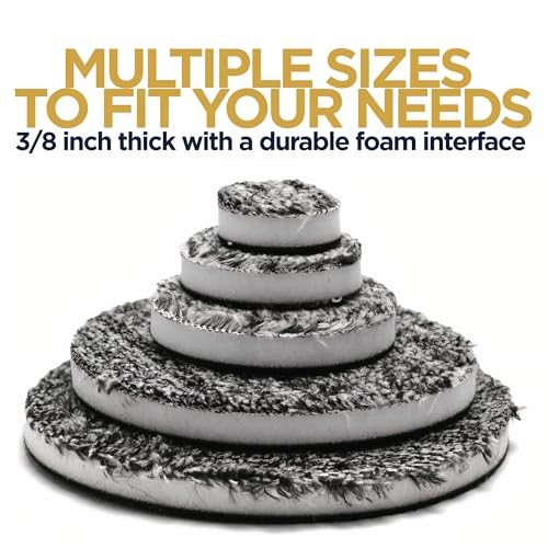 URO-Fiber Microfiber Car Buffer Polisher Pads for Buff and Shine, 6 Inch Polisher Dual Action Buffing Tool for Cutting, Polishing Pad & Finishing, Durable Foam Car Polish Detailing Supplies (692mfp)