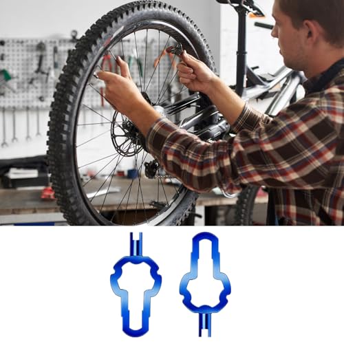 NEWHOOK 4-in-1 Presta Valve Core Tool for Bike/Tubeless Tires 2-Pack | Multi-functional for Schrader, Presta & tubeless valves, stainless steel, easy tire repair for bikes, cars, motorcycles