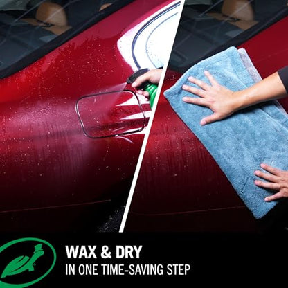 Turtle Wax Wax & Dry, Spray On Car Wax for 1-Step High Gloss Shine, Protection For Paint, Wheels, Glass & More, Easy Versatile Application, Wet or Dry Use, 26 oz (Pack of 1) - size: 26 Fl Oz (Pack of 1)
