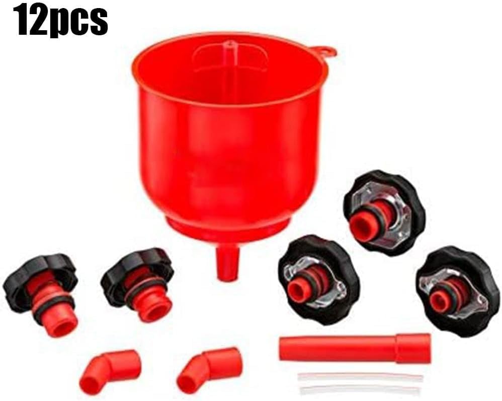 Spill Proof Coolant Filling Kit - Antifreeze Funnel & Refill Tool for Easy Coolant Repair and Maintenance, Essential for Mechanics and DIY Enthusiasts