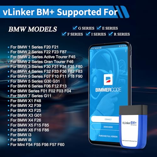 VGATE vLinker BM+ Bluetooth Pro OBD2 Scanner for Car Diagnostic Scan Tool and Check Engine Light Code Reader Wireless OBDII Auto Diagnostic Scanner Tool for iOS, Android and Windows - size: BM+ (BT3.0+BLE4.0) Android & iOS & Windows