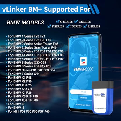 VGATE vLinker BM+ Bluetooth Pro OBD2 Scanner for Car Diagnostic Scan Tool and Check Engine Light Code Reader Wireless OBDII Auto Diagnostic Scanner Tool for iOS, Android and Windows - size: BM+ (BT3.0+BLE4.0) Android & iOS & Windows