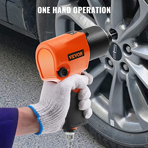 VEVOR Air Impact Wrench, 1/2" Drive Air Impact Gun Up to 880ft-lbs Nut-busting Torque, 7500RPM Lightweight Pneumatic Tool for Auto Repairs and Maintenance - size: 1/2-Inch/880 ft-lbs