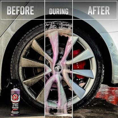 Adam's Polishes Wheel & Tire Cleaner (Wheel & Tire Cleaning Collection) - size: 28.8 Fl Oz (Pack of 5)