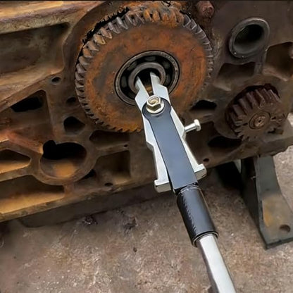 Internal Bearing Puller Tool Double Headed Bearing Puller | Slide Hammer Bearing Puller with U-Shaped Bearing Disassembly Pullerand Expandable Collets 16-45mm Bearing Remover Tool