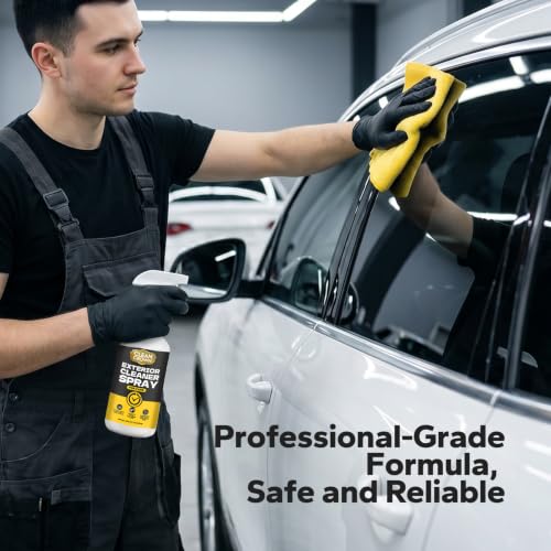 Exterior Cleaner Spray for Cars (10.14 Fl Oz), All Purpose Degreaser & Spot Remover for Sap, Road Grime, Tar, and Stains, Detailing Spray Safe on Paint, Glass, Chrome, Plastic & Trim