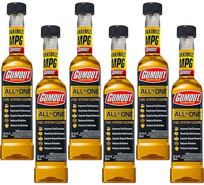 Gumout 510016 All-in-ONE Complete Fuel System Cleaner, 10oz. (Pack of 6) - size: Pack of 6, style: All in one Complete Fuel System Cleaner