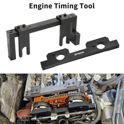 DPTOOL Engine Camshaft Alignment Timing Tool Kit for BMW N20 N26 Engine | with Fuel Injector Removal Tool, Balance Shaft Tool and Flywheel Holder Tool 212831, 119340, 212830, 219548 - size: 16PC