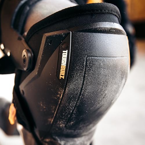 ToughBuilt - GelFit Thigh Support Knee Pads, Heavy-Duty Gel Cushioning with Ergonomic Thigh Support, Adjustable Straps, and Shock-Absorbing Protection, Pefect for Construction (TBL-KP-G3) - size: GelFit Thigh Support