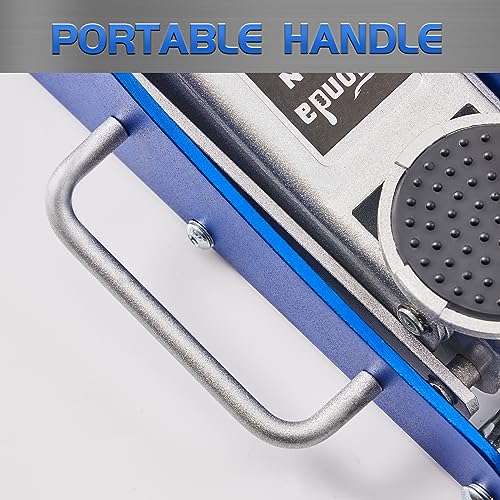 TONDA Floor Jack, Low Profile 2 Ton Aluminum and Steel Car Jack, Blue | Dual Pump System, Rapid Lift, 3.35"-13.98", 360-degree swivel casters - color: 2T Blue