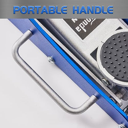 TONDA Floor Jack, Low Profile 2 Ton Aluminum and Steel Car Jack, Blue | Dual Pump System, Rapid Lift, 3.35"-13.98", 360-degree swivel casters - color: 2T Blue