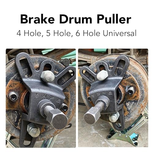 Garosa Heavy Duty Drum Brake Hub and Rotor Puller Kit with Drive Screw for Wheel Hub Axle Removal Tool on Tricycle, and Motorcycle Repair and Maintenance Tools