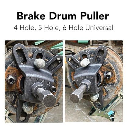 Garosa Heavy Duty Drum Brake Hub and Rotor Puller Kit with Drive Screw for Wheel Hub Axle Removal Tool on Tricycle, and Motorcycle Repair and Maintenance Tools