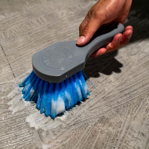 Chemical Guys ACCG05 Big Blue Stiffy Heavy Duty Tire & Upholstery Cleaning Brush, (Safe for Cars, Trucks, SUVs, RVs, Motorcycles, & More) Blue