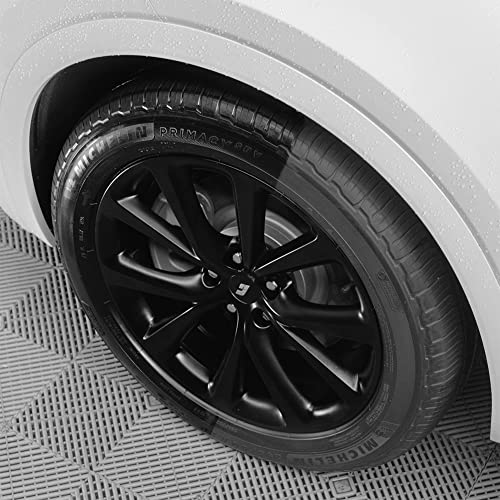 JSCARLIFE Tire Shine & Dressing Applicator Brush, Curved Sponge with Handle | High-Density Foam Sponge, Tire Dressing, Sealant & Glaze Application, Leather Seat Cleaning, Automotive Interior Polishing