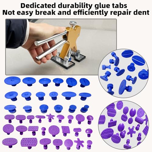 176pcs M16 Big Size Anti-slip Slide Puller,Paintless Car Dent Removal Kit,Bodywork Hail Damage Repair,Auto Body Dent Removal Tools,Dent Pulling Dings Remover Tools Kit(176pcs M16 Slide Puller) - size: 176pcs(M16 Slide Puller)