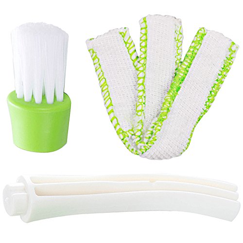 Mini Duster for Car Air Vent, SENHAI Set of 6 Automotive Air Conditioner Cleaner and Brush, Dust Collector Cleaning Cloth Tool for Keyboard Window Leaves Blinds Shutter