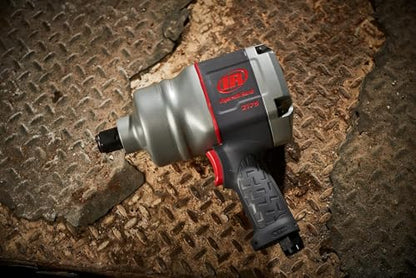 Ingersoll Rand 2850MAX 1" Air Impact Wrench, 2,100 ft-lbs Max Torque, D Handle - style: 2850MAX Standard