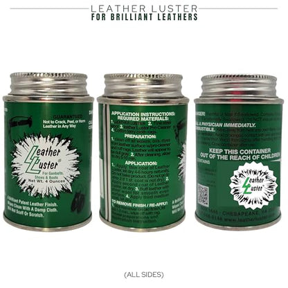 Leather Luster Patent Leather Polish, Cleaner and Conditioner | Made in the USA - style: Ultimate Bundle - 21oz