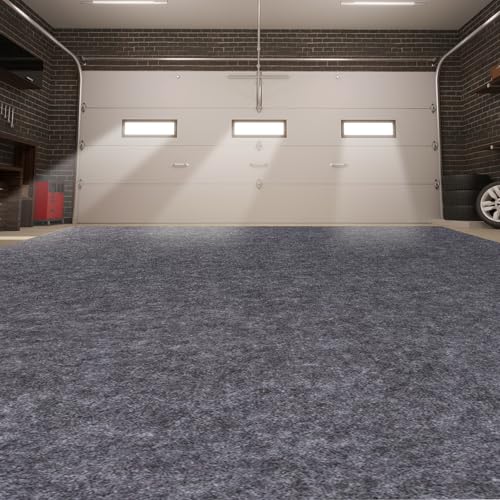 Garage Floor Mats Oil Spill Mat, Premium Absorbent Oil Pad, Waterproof Mats, Reusable, Washable, Protect Garage Floor Surface from Spill & Stain (60" x 72") - size: 5' x 6' (Rectangular)