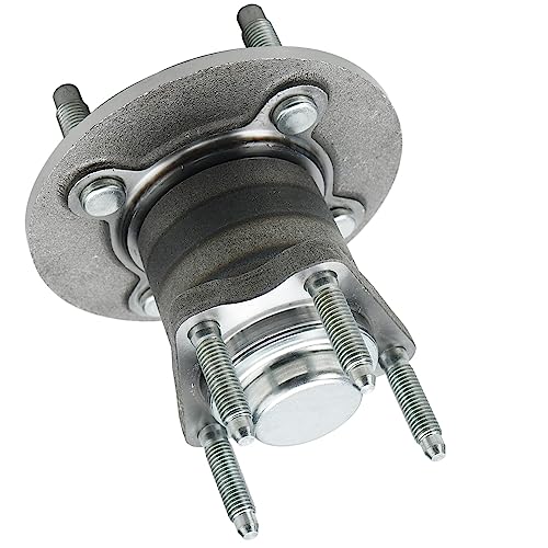 Detroit Axle - 2 Rear Wheel Bearing Hubs for Chevrolet Cobalt Saturn Ion Pontiac G5 Pursuit [4 Lug Non ABS], Wheel Bearing and Hubs Assembly Replacement - style: 512248 x2/Pair