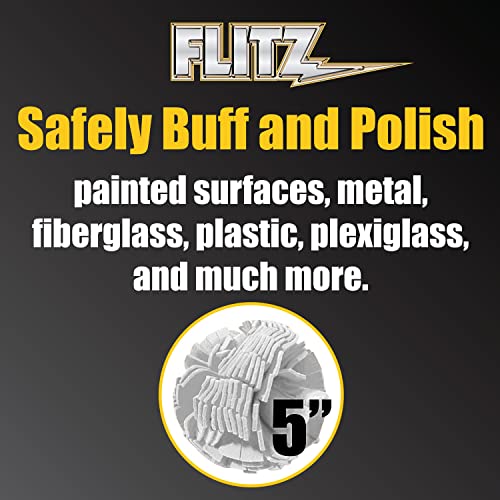 Flitz Car Buffing and Care Kit (Medium) - USA-Made Polishers and Buffers Set – Includes 2lbs Paste, 16oz Sealant, 5" BuffBall, 4 Microfiber Cloths, Removes Rust & Restores Shine - style: Show Special: Medium Kit