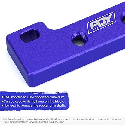 Valve Spring Compressor Tool Removal Tool Compatible with Honda Acura B16 B18 H22 VTEC Blue - color: blue