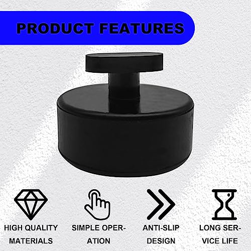 4Pcs Jack Pad Jacking Lift Pad Compatible with Chevrolet Corvette C5 C6 C7, Rubber Lift Point Adapter Jack Pucks Vehicles Accessories-Durable Rubber Jacking Lift Puck Set - Jack Pad Kit
