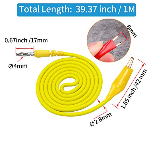 40-in-1 Multimeter Back Probe Test Lead and Test Probe Kit for Electronic Specialties Automotive| Wire Piercing Probe with Screw Thread | Multi-Type Back Probe Set | Alligator Clips