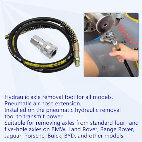 20 Ton Hydraulic Puller Set Half Shaft Removal Tool Wheel HUB Axle Puller Compatible with Land Rover Jaguar BMW VW Porsche Chrysler Buick Volvo Cadillac, etc.