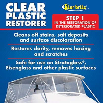 Star Brite Clear Plastic Restorer - style: Step 1 Clear Plastic Restorer