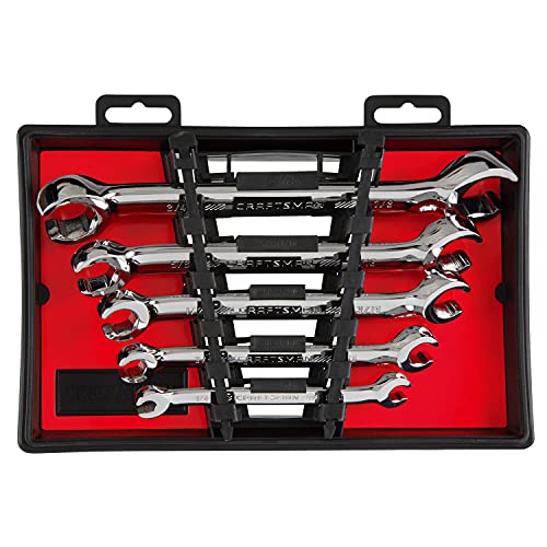 CRAFTSMAN Flare Nut Wrench Set, SAE, 5 Piece (CMMT99334) - size: 5 Piece, style: SAE