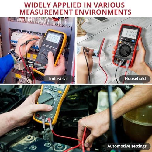 BINTA 25-Piece Silicone Multimeter Leads Kit for Electricians & DIY Users， Professional Test Leads with Replaceable Probes, Alligator Clips & Tweezer for Industrial Automotive Home Electrical Testing - style: 25PCS