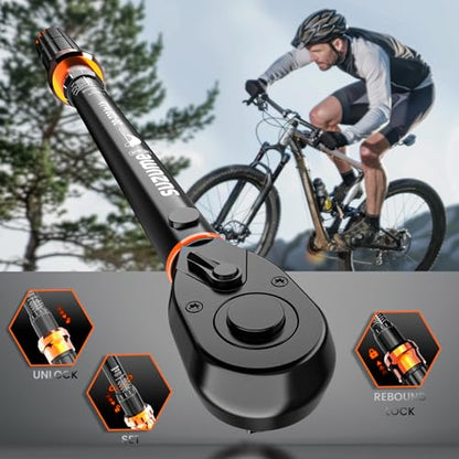 1/4-Inch Bike Torque Wrench 32PCS (20-220 in.lb/2.3-24.9 N.m) Reversible Head Dual-Scales 1/4 Torque Wrench 72 Tooth ±3% High Accuracy Click Torque Wrench Set For MTB Bicycle Maintenance - size: 32 PCS