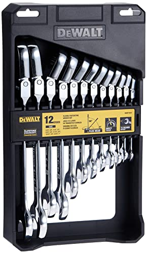 DEWALT Ratcheting Wrench Set, SAE, Flexible, 12-Piece (DWMT19231) - style: Classic